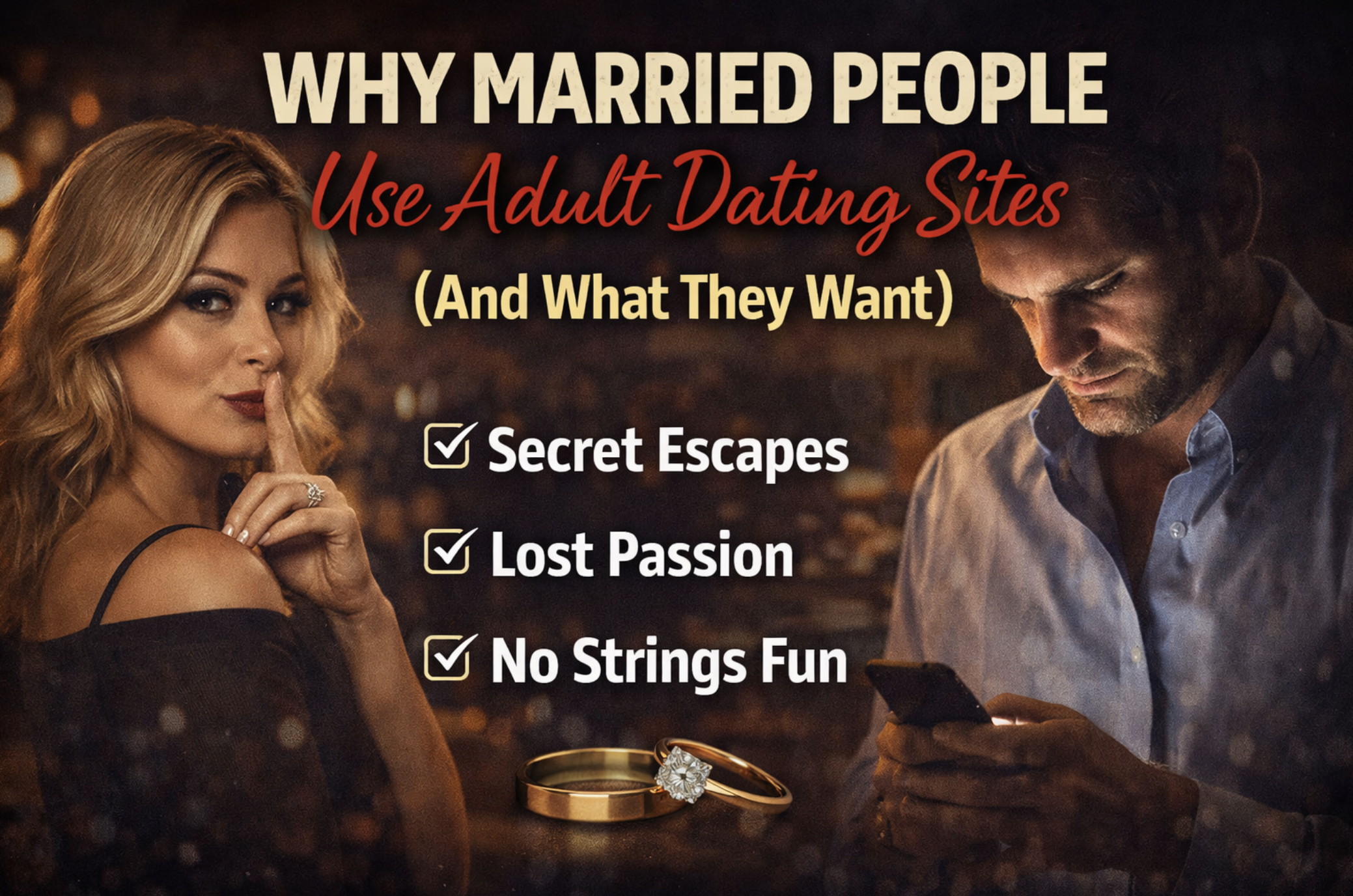 Why Married People Use Adult Dating Sites (And What They Want)
