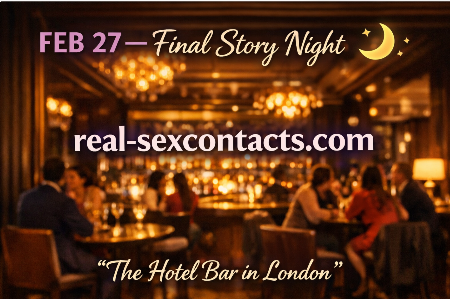 “The Hotel Bar in London”