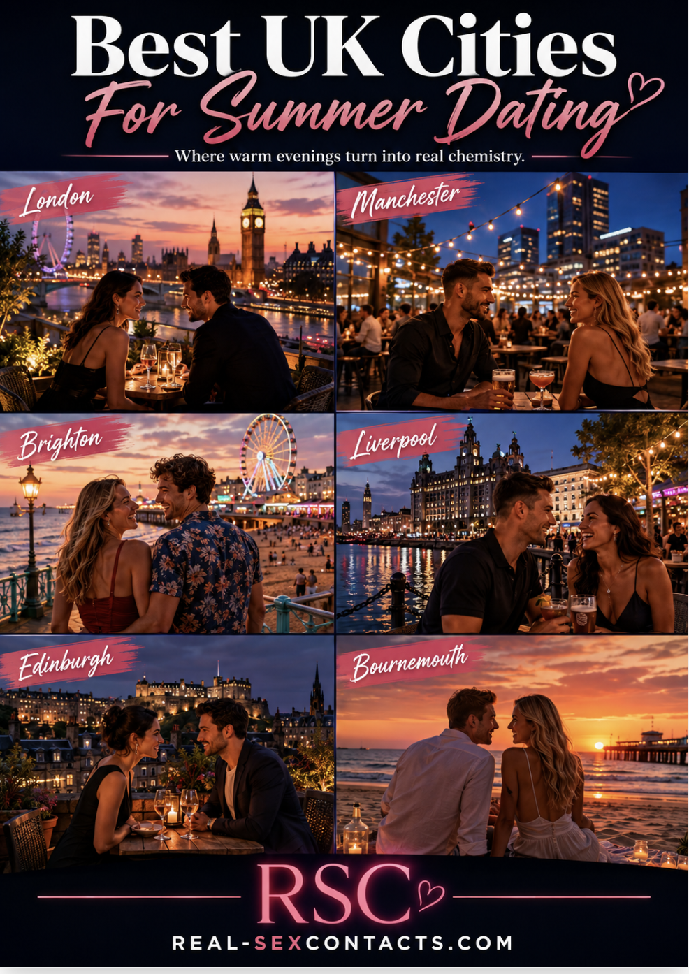 Best UK Cities For Summer Dating
