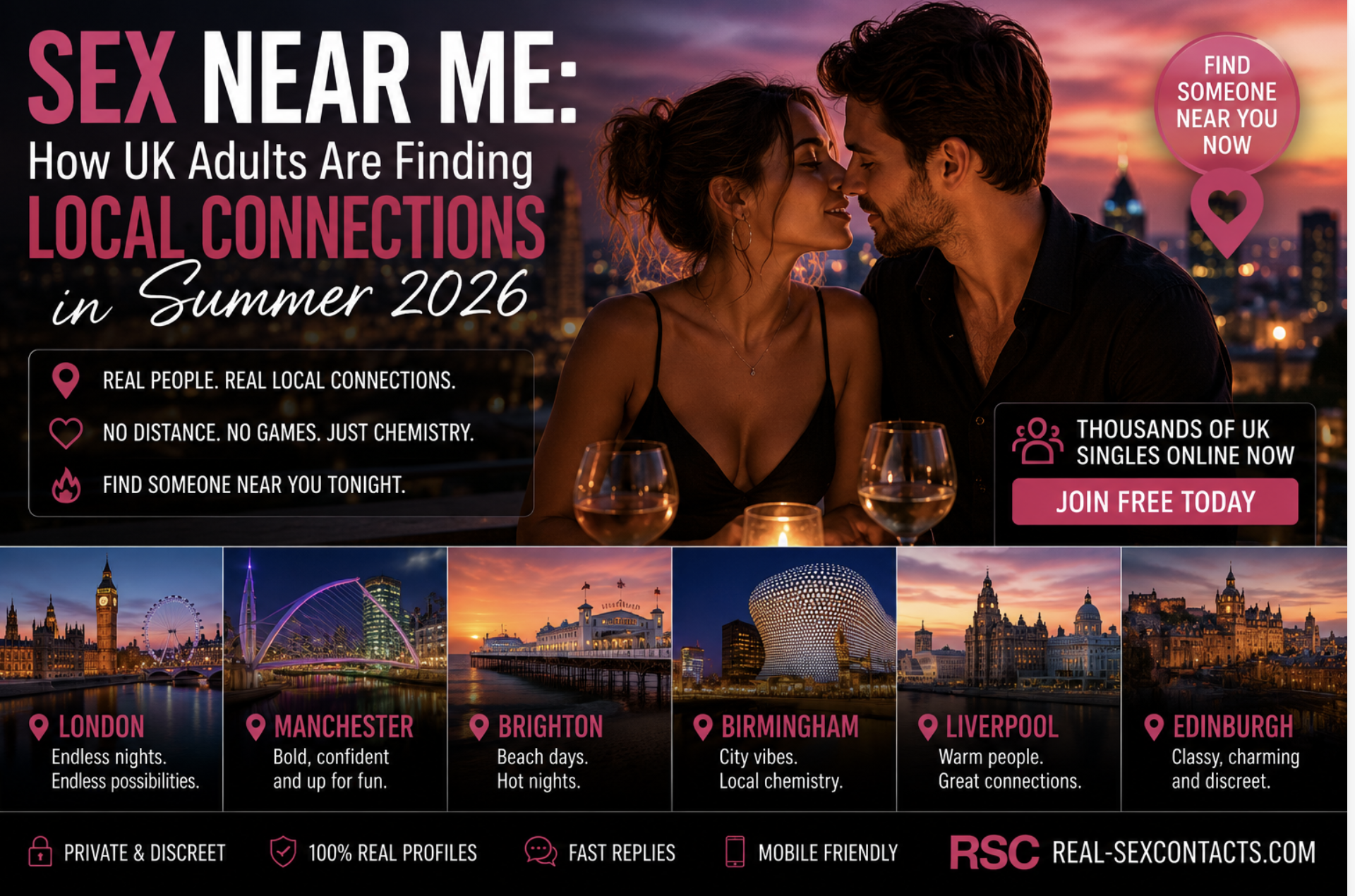Sex Near Me: How UK Adults Are Finding Local Connections in Summer 2026